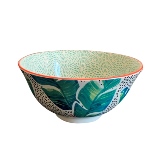 CJ. DE 4 BOWLS EM CERAMICA - MINI - FLORAL
