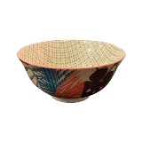 CJ. DE 4 BOWLS EM CERAMICA - MINI - FLORAL
