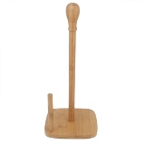 PORTA PAPEL TOALHA DE BAMBU MARROM