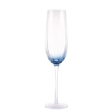 CONJ DE TAÇAS TRANSPARENTE E AZUL 6 PCS