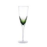 CONJ DE TACAS DE CHAMPAGNE VERDE - 6 PCS