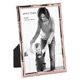 PORTA RETRATO EM METAL E VIDRO ROSE GOLD