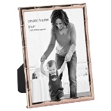 PORTA RETRATO EM METAL E VIDRO ROSE GOLD