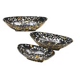 CJ DE BANDEJAS DE FIBRA DE COCO E RESINA -3 PCS