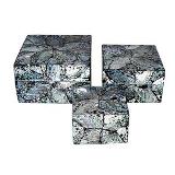CJ DE CAIXAS DE RESINA 3 PCS