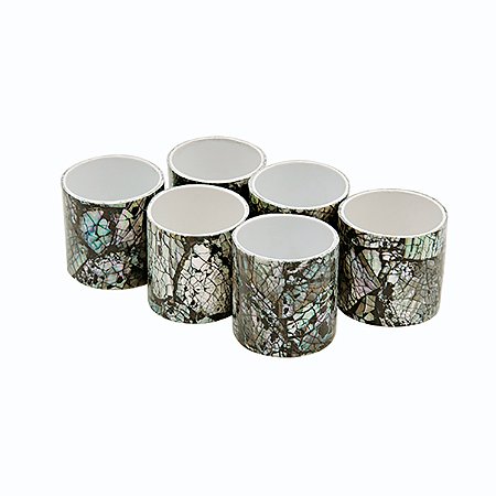 PORTA GUARDANAPO DE RESINA 6 PCS