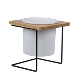 CACHEPOT DE CERAMICA BRANCO