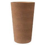 VASO DE FIBER CLAY MARROM