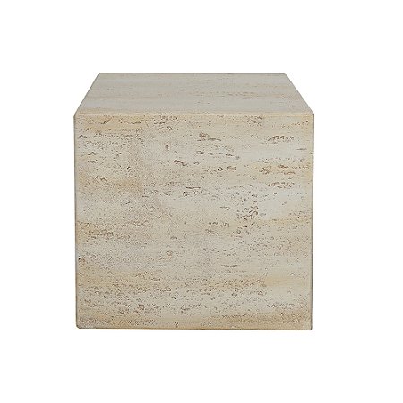 MESA DE LADO TRAVERTINO DE RESINA
