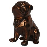 CACHORRO DECORATIVO DE RESINA - 15.5X12X18 CM