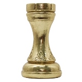 PECA DECORATIVA TORRE DE RESINA DOURADO