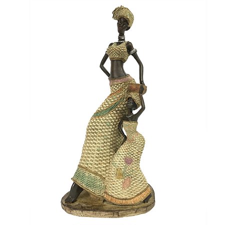 AFRICANA DECORATIVA DE RESINA