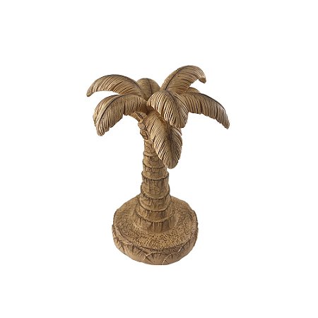 COQUEIRO DECORATIVO EM RESINA MARROM