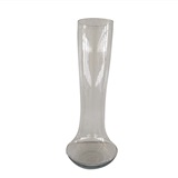 VASO DE VIDRO TRANSPARENTE