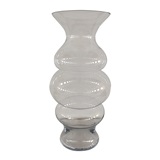 VASO DE VIDRO TRANSPARENTE