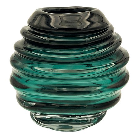 VASO DE VIDRO VERDE