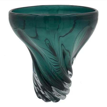 VASO DE VIDRO VERDE