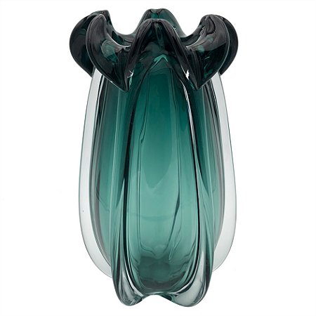 VASO DE VIDRO VERDE