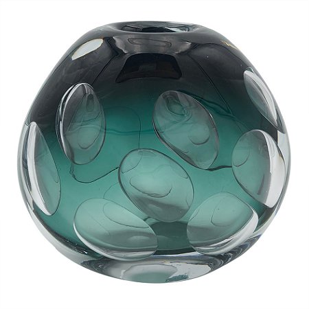 VASO DE VIDRO VERDE