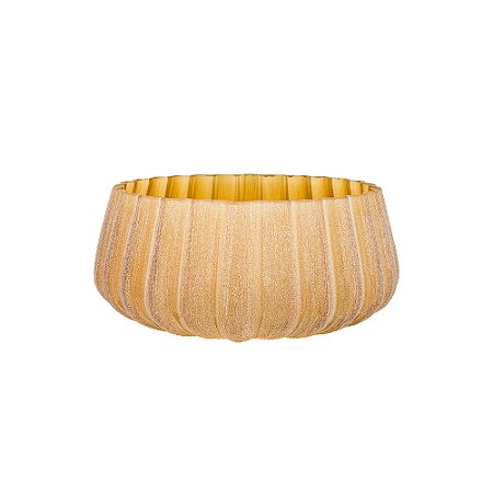 VASO DECORATIVO EM VIDRO AMABR FOSCO ESTILO MURANO