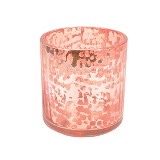 VASO DECORATIVO DE VIDRO COBRE - 12X12X12 CM