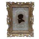PORTA RETRATO DE RESINA DOURADO
