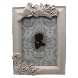 PORTA RETRATO DE RESINA BRANCO