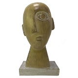 PECA DECORATIVA DE RESINA MARROM