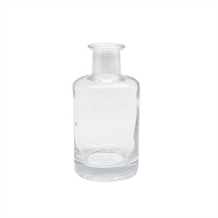 VASO DECORATIVO EM VIDRO TRANSPARENTE