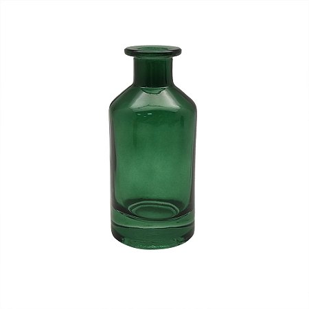 VASO DECORATIVO EM VIDRO VERDE
