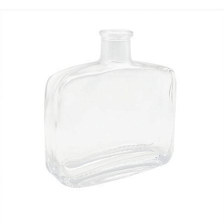 VASO DECORATIVO EM VIDRO TRANSPARENTE