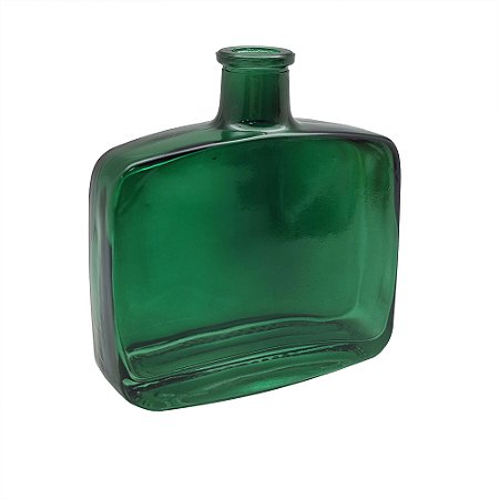 VASO DECORATIVO EM VIDRO VERDE