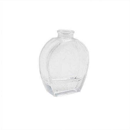VASO DECORATIVO EM VIDRO TRANSPARENTE