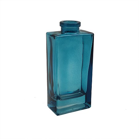 VASO DECORATIVO EM VIDRO AZUL