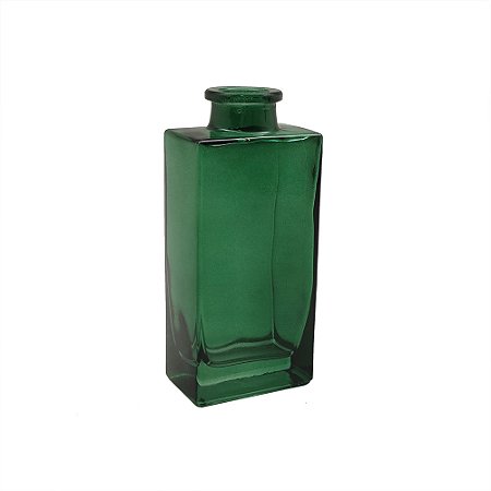 VASO DECORATIVO EM VIDRO VERDE