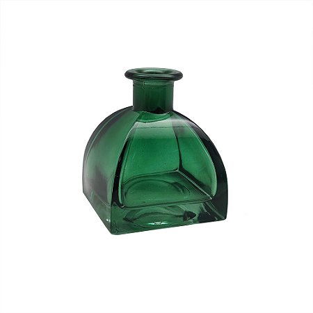 VASO DECORATIVO EM VIDRO VERDE