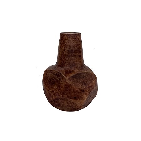 VASO DECORATIVO EM MADEIRA