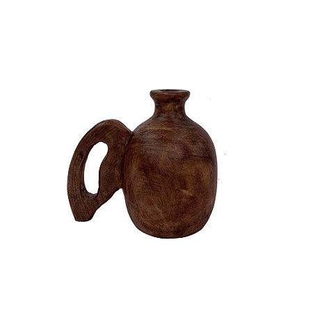 VASO DECORATIVO EM MADEIRA
