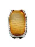 VASO DE VIDRO AMBAR