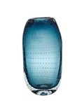 VASO DE VIDRO AZUL