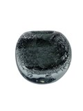 VASO DE VIDRO COM BOLHAS PRETO