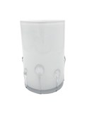 VASO DE VIDRO BRANCO