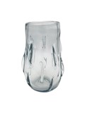 VASO DE VIDRO TRANSPARENTE