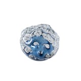 BOLA DECORATIVA DE VIDRO AZUL