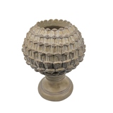 VASO DE RESINA BEGE