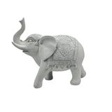 ELEFANTE DE RESINA BRANCO