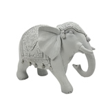 ELEFANTE DE RESINA BRANCO