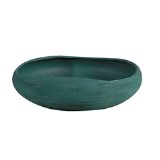 CENTRO DE MESA DE CERAMICA CINZA ESVERDEADO