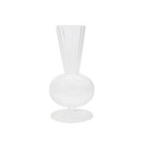 VASO DE VIDRO TRANSPARENTE