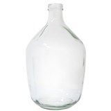 GARRAFA DE VIDRO DECORATIVA TRANSPARENTE
